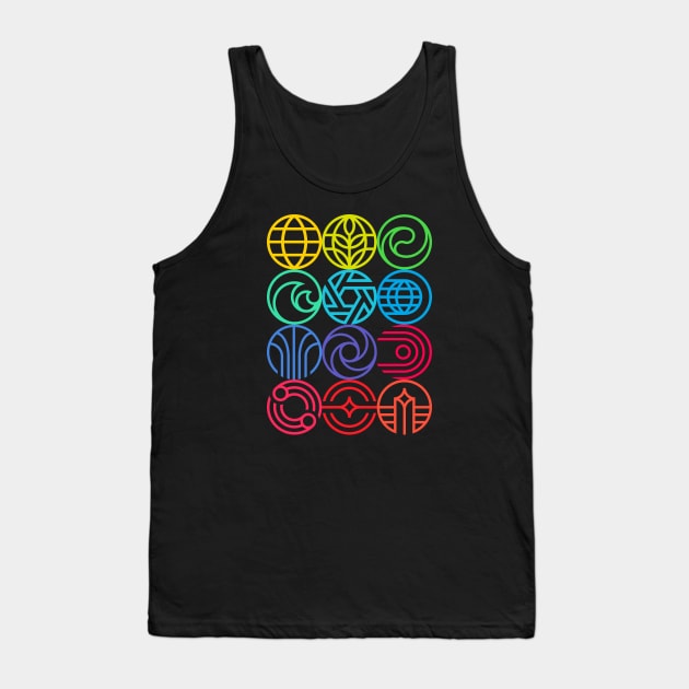 Epcot Logos Tank Top by GrizzlyPeakApparel